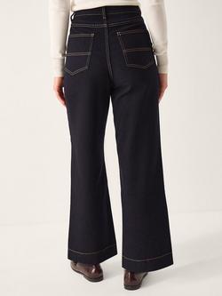 Monsoon Teri Wide Leg Jeans, Indigo - view 2, Indigo