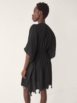 Monsoon Jada Embellished Mini Kaftan, Black - view 2, Black