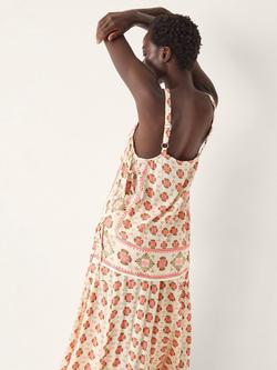 Monsoon Maddie Floral Cami Top, Ivory - view 2, Ivory