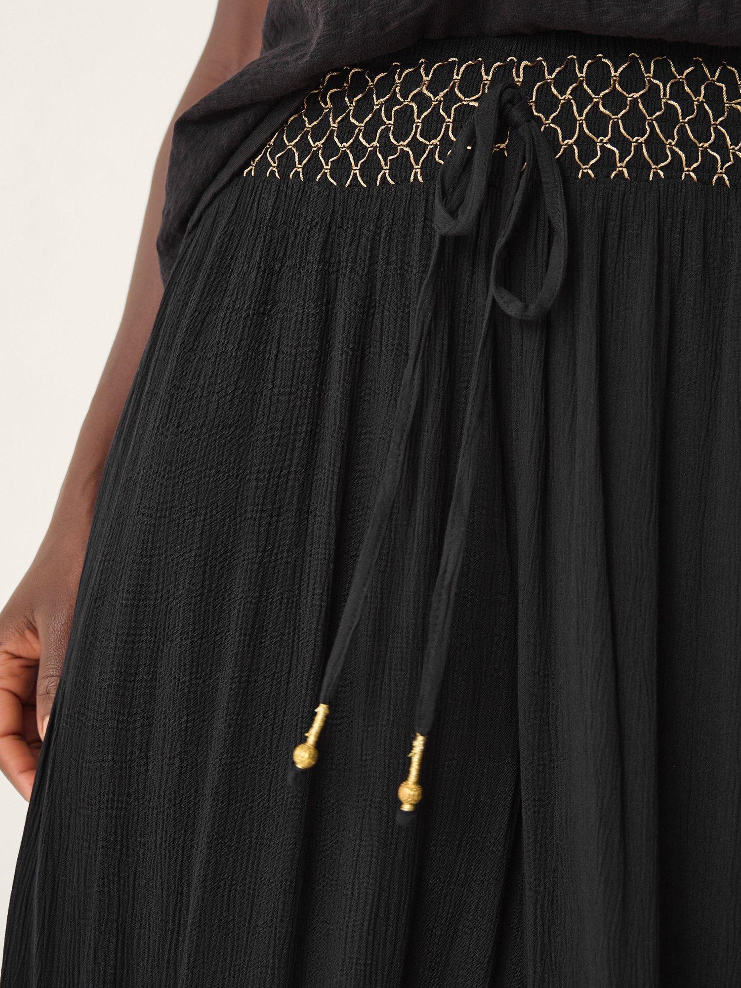 Product image 3 of 5, which shows Monsoon Billie Beach Trousers, Black, S