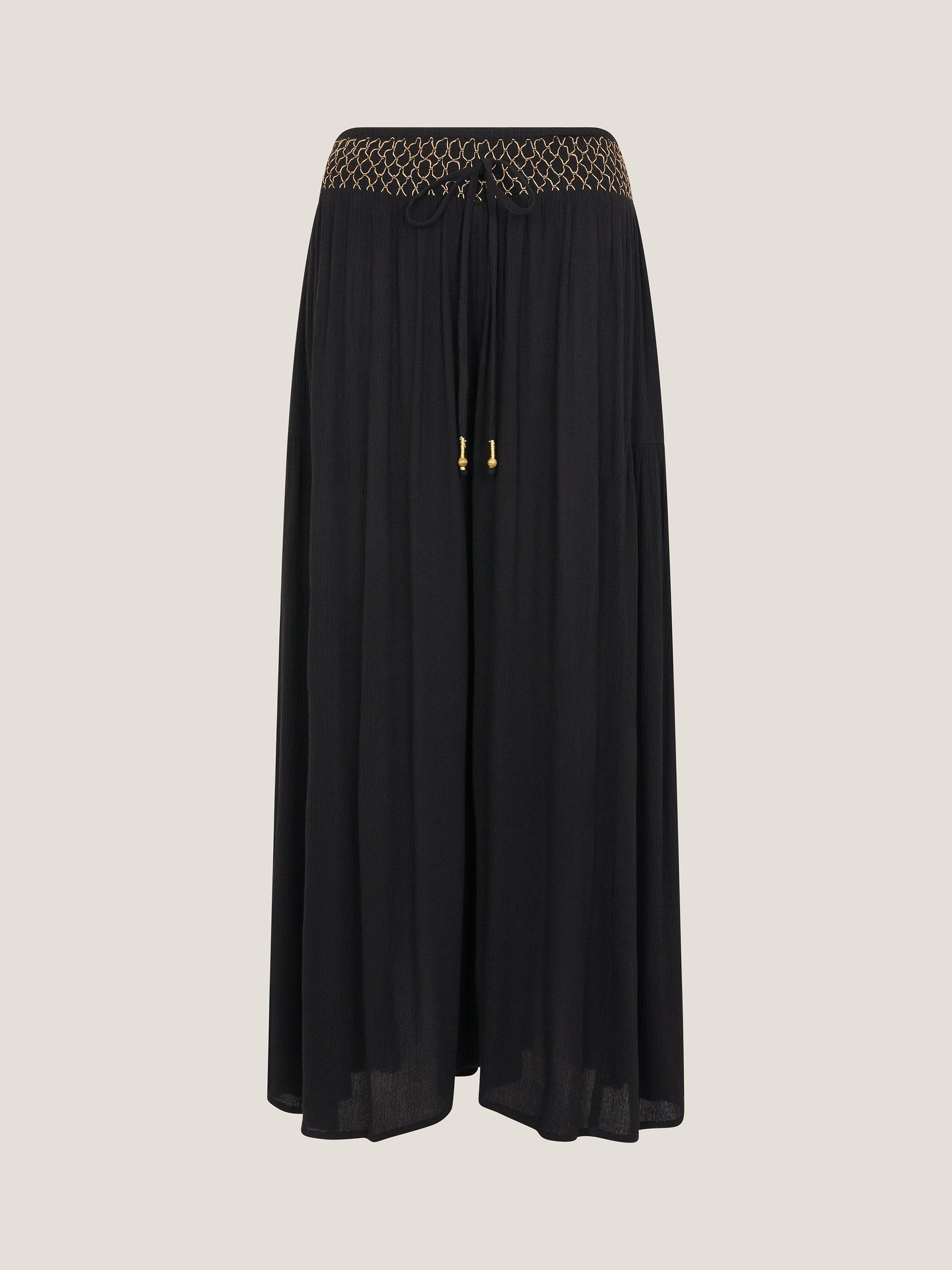 Product image 5 of 5, which shows Monsoon Billie Beach Trousers, Black, S