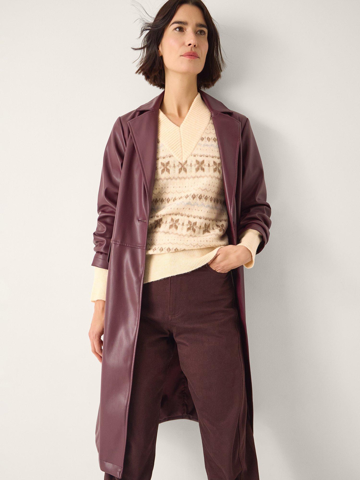 Product image 3 of 5, which shows Monsoon Febe Fair Isle Jumper, Ivory, S