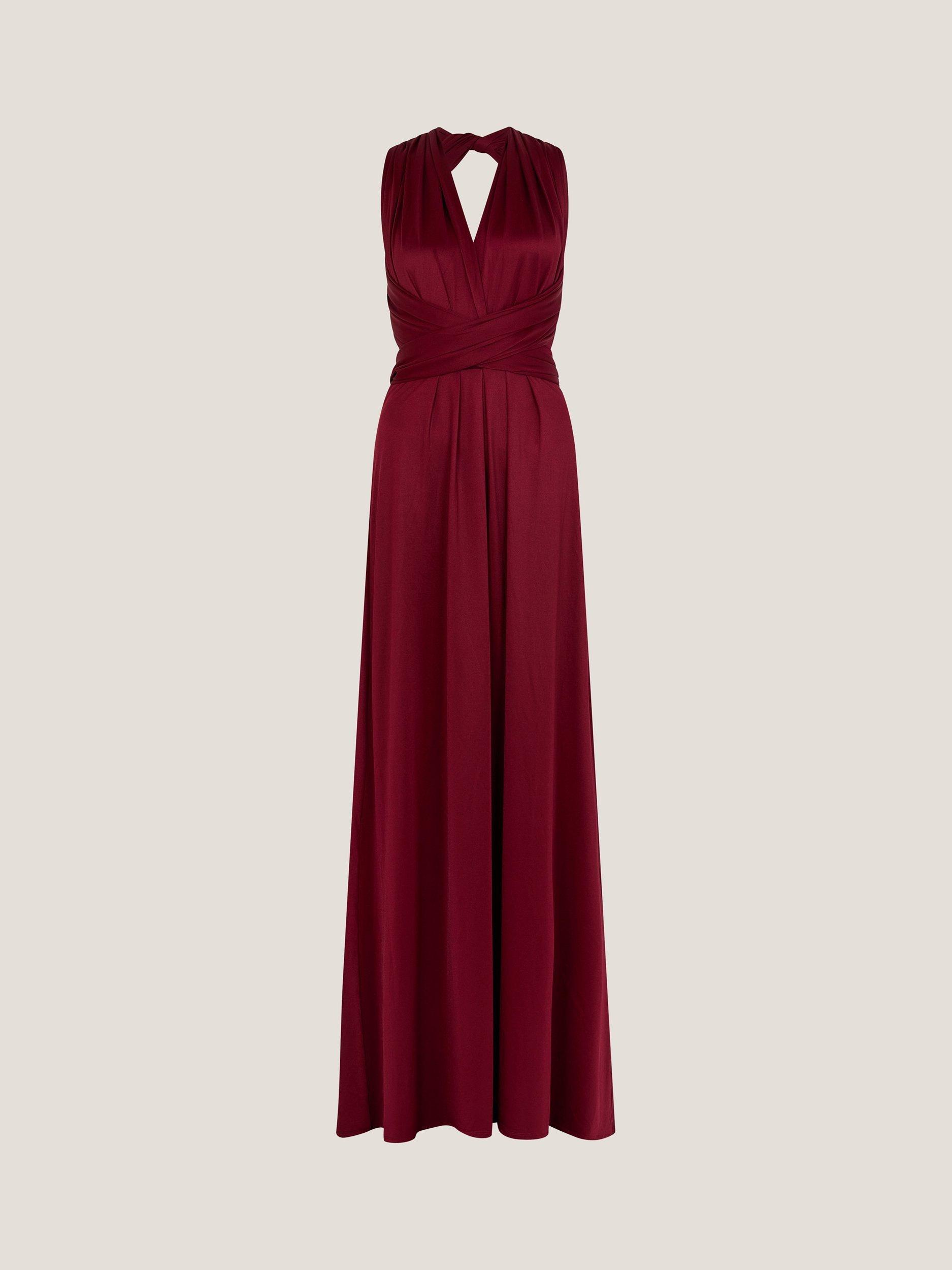 multiway bridesmaid dress burgundy Burgundy Infinity Dress Bridesmaid Multiway Convertible Dress Made in USA