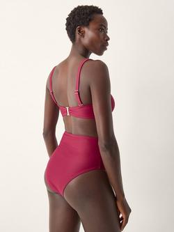 Monsoon Mia Bandeau Bikini Top, Burgundy - view 2, Burgundy