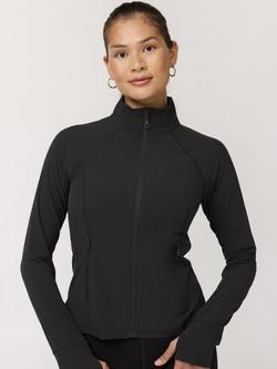 Girlfriend Collective Estrella Run Jacket, Black, Black