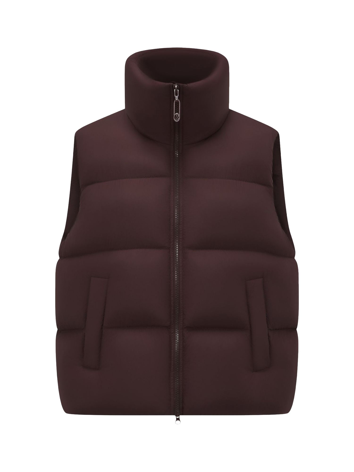 Product image 3 of 5, which shows Bosideng Relaxed Fit Down Gilet, Berry Brown, 4