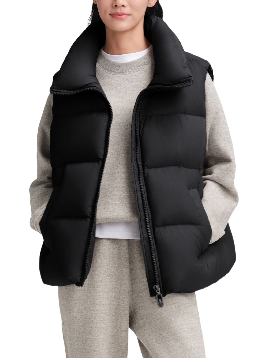 Product image 2 of 5, which shows Bosideng Relaxed Fit Down Gilet, Black, 12