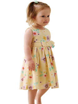Angel & Rocket Baby Sleeveless Floral Dress, Multi - view 2, Multi