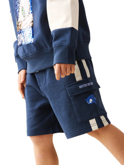 Angel & Rocket Kids' x Sonic Stripe Shorts, Blue, Blue