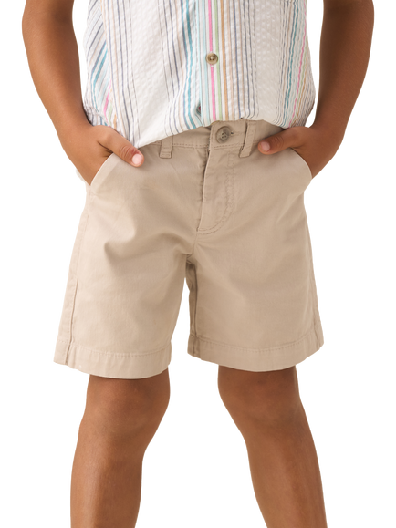 Angel & Rocket Kids' Cotton Rich Chino Shorts, Grey, Grey