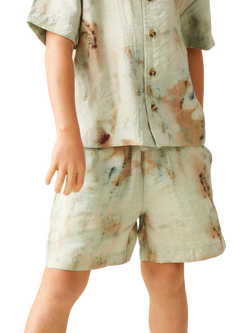 Angel & Rocket Kids' Tie Dye Print Shorts, Multi, Multi