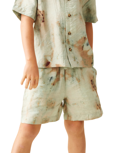 Angel & Rocket Kids' Tie Dye Print Shorts, Multi, Multi