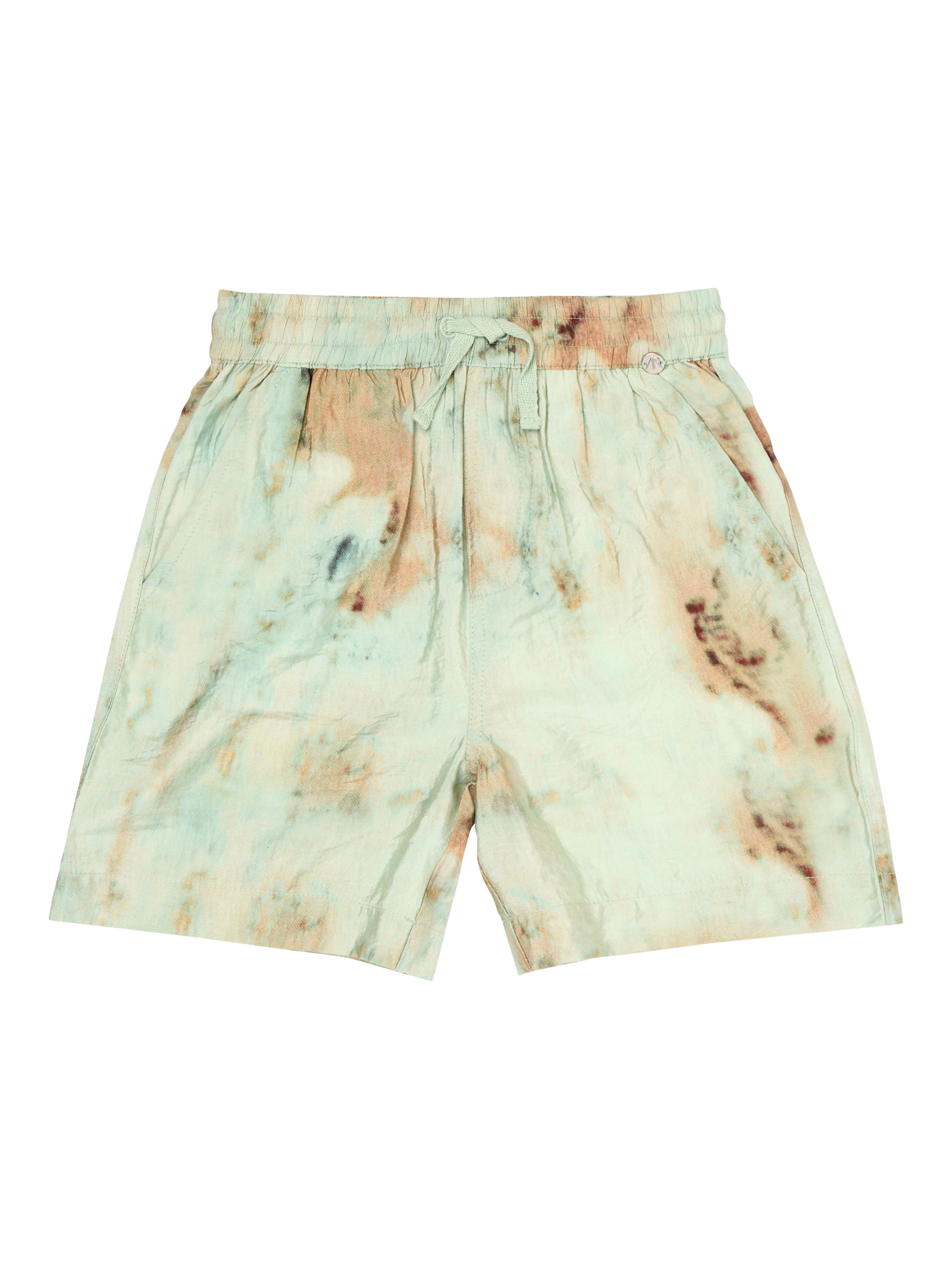 Product image 5 of 7, which shows Angel & Rocket Kids' Tie Dye Print Shorts, Multi, 3 years