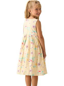 Angel & Rocket Kids' Cotton Blend Sleeveless Floral Dress, Natural - view 2, Natural