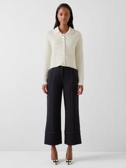 L.K.Bennett Clo Knitted Jacket, Cream, Cream