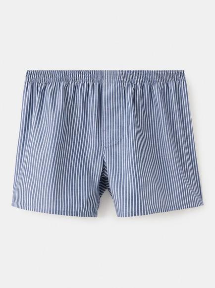 Mango Cotton Boxer Shorts, Pack of 2, Navy - view 2, Navy