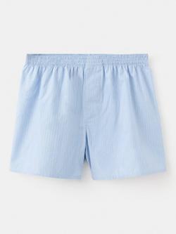 Mango Cotton Boxer Shorts, Pack of 2, Pastel Blue - view 2, Pastel Blue