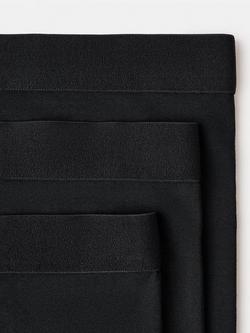 Mango Cotton Blend Trunks, Pack of 3 - view 2, Black