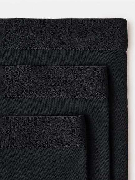 Mango Cotton Blend Trunks, Pack of 3 - view 2, Black