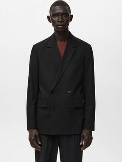 Mango Boston Blazer, Black