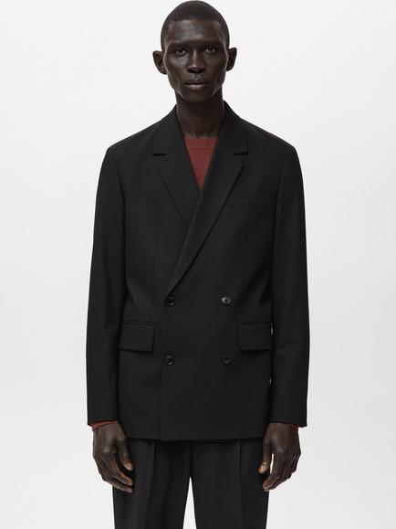 Mango Boston Blazer, Black