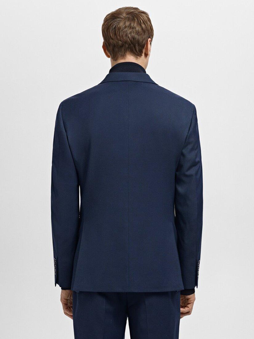 Product image 2 of 6, which shows Mango Milan Single Breasted Blazer, Navy, 36