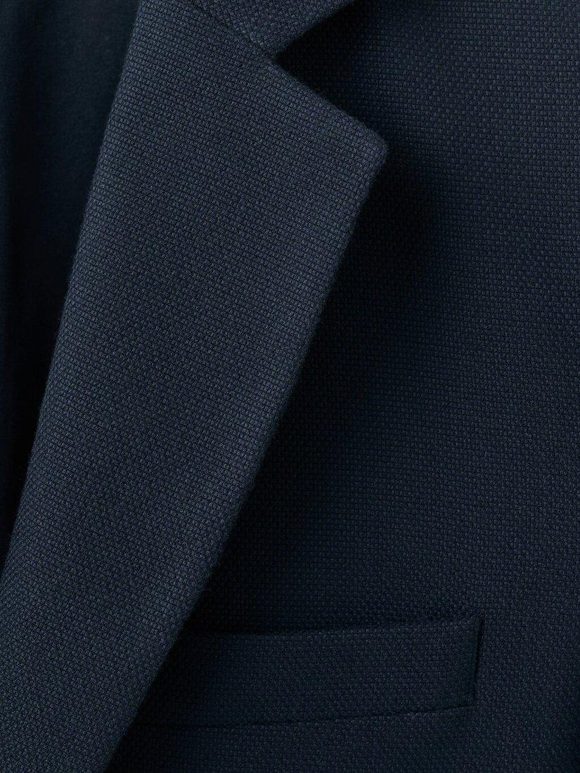 Product image 6 of 6, which shows Mango Milan Single Breasted Blazer, Navy, 36