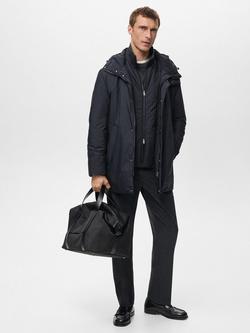 Mango Ben Parka - view 2, Navy