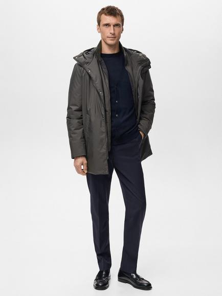 Mango Ben Parka - view 2, Grey