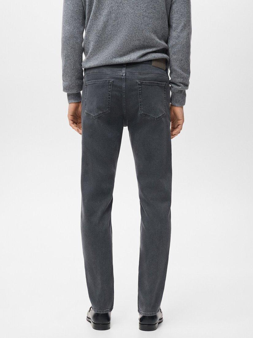 Product image 2 of 6, which shows Mango Patrick Slim Fit Ultra Soft Touch Jeans, Open Grey, 30