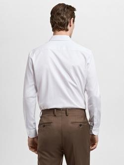 Mango Alfred Long Sleeve Shirt, White - view 2, White