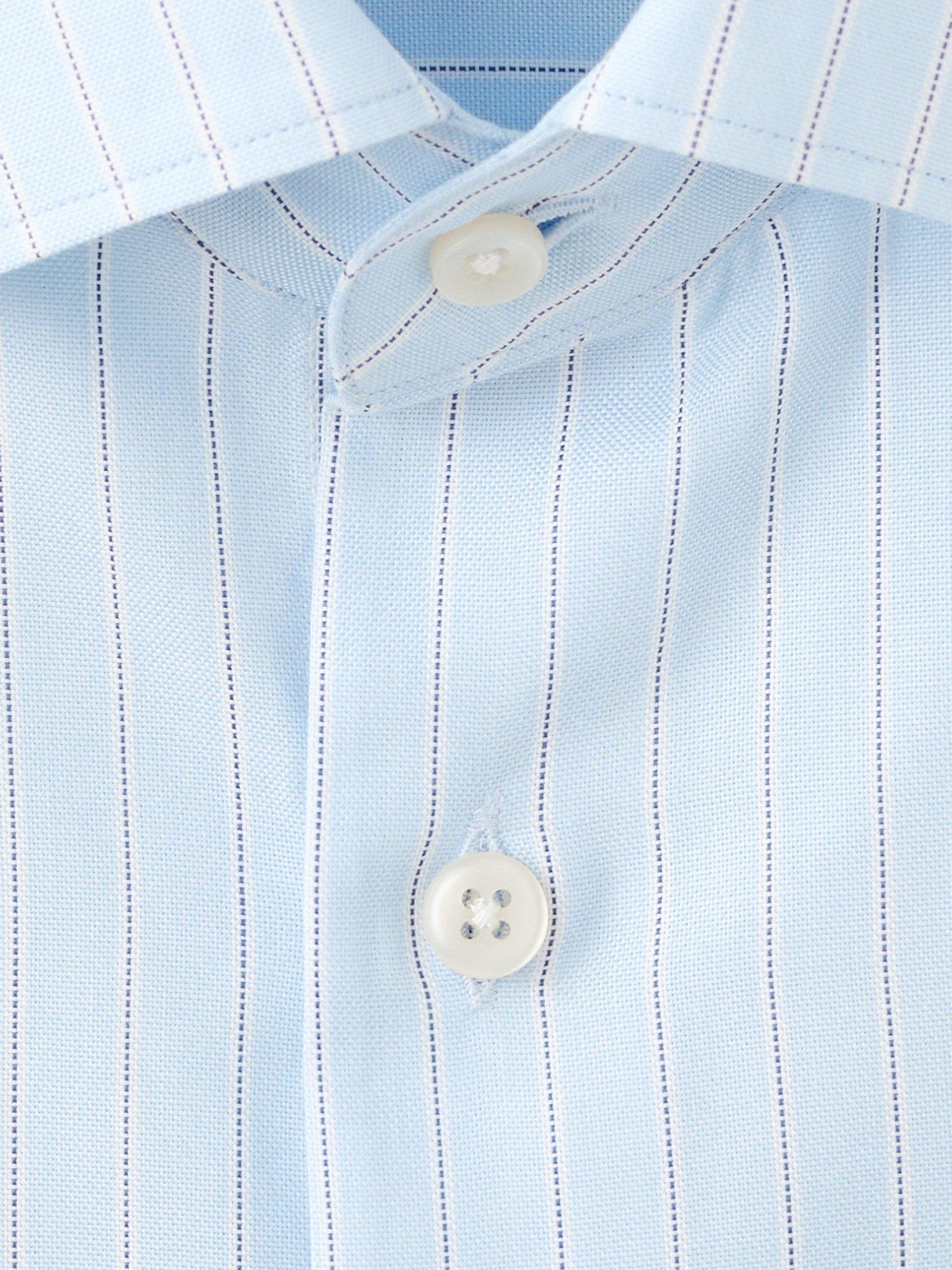 Product image 7 of 7, which shows Mango Donosti Cotton Shirt, Medium Blue, L