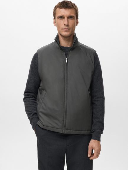 Mango Ches Gilet, Grey