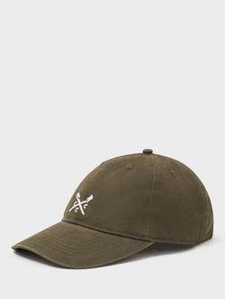 Crew Clothing Cotton Crew Cap, Khaki