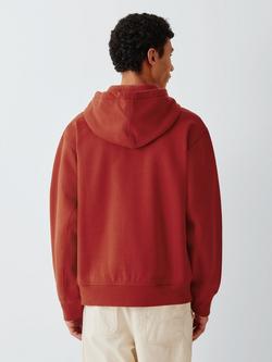 Carhartt WIP Zip Through Hoodie American Script, Oxide Red - view 2, Oxide Red