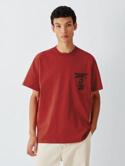 Carhartt WIP Cotton Regular Fit Short Sleeve Blocks T-Shirt Oxide Red, Oxide Red