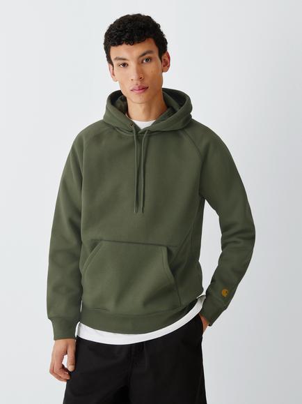 Carhartt WIP Chase Regular Fit Hoodie, Leaf/Gold, Leaf/Gold