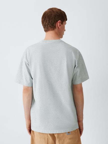Carhartt WIP Cotton Regular Fit Short Sleeve Graphic T-Shirt, Ash Heather - view 2, Ash Heather
