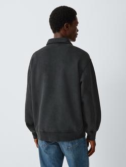 Carhartt WIP Half Zip Detroit Sweatshirt, Black - view 2, Black