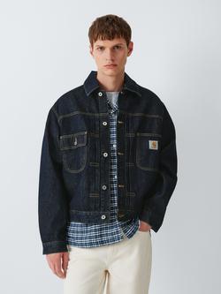 Carhartt WIP Belmar Denim Jacket, Blue Rinsed, Blue Rinsed