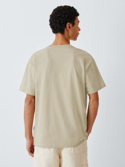 Carhartt WIP Cotton Regular Fit Cloud Script T-Shirt, Barchan - view 2, Barchan