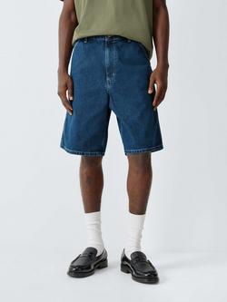 Carhartt WIP Simple Cotton Shorts, Stone Washed Blue, Stone Washed Blue
