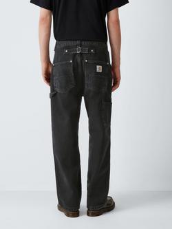 Carhartt WIP Loose Straight Fit Belmont Jeans, Black Denim, Black Denim