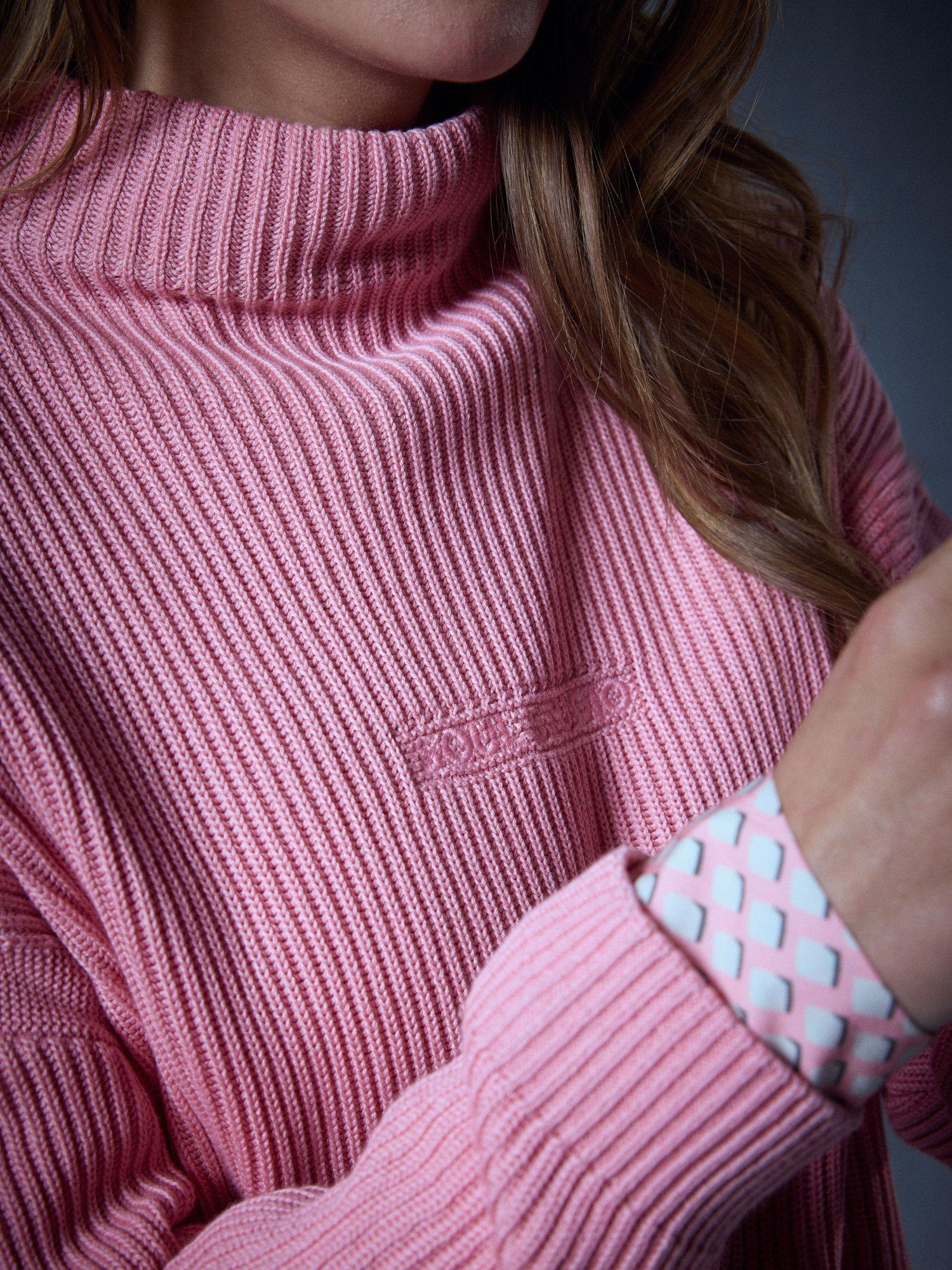 Product image 5 of 5, which shows Smith & Soul Geometric Long Sleeve Shirt, Bubblegum Print, XS