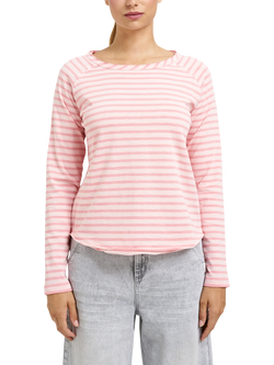 Smith & Soul Breton Stripe Top, Powder Rosé, Powder Rosé