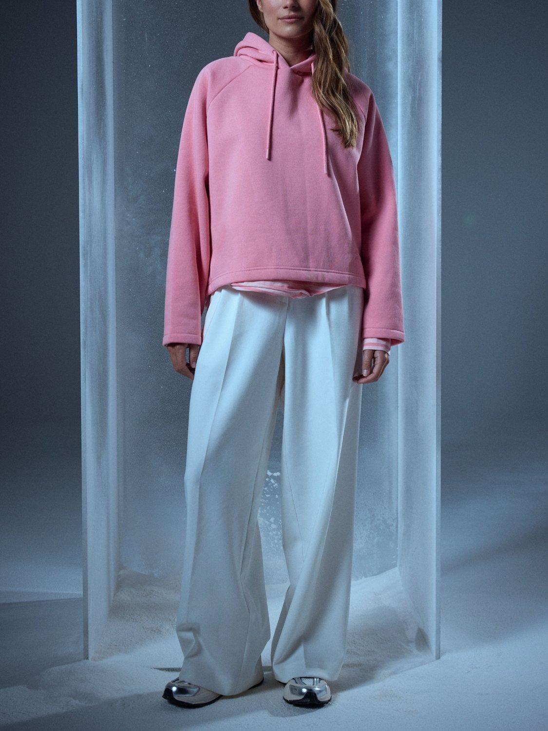 Product image 5 of 5, which shows Smith & Soul Breton Stripe Top, Powder Rosé, XS