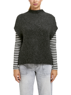 Smith & Soul Knit Vest Top, Anthracite