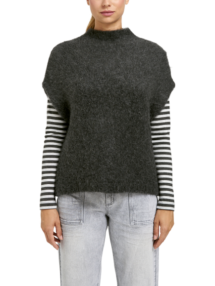 Smith & Soul Knit Vest Top, Anthracite
