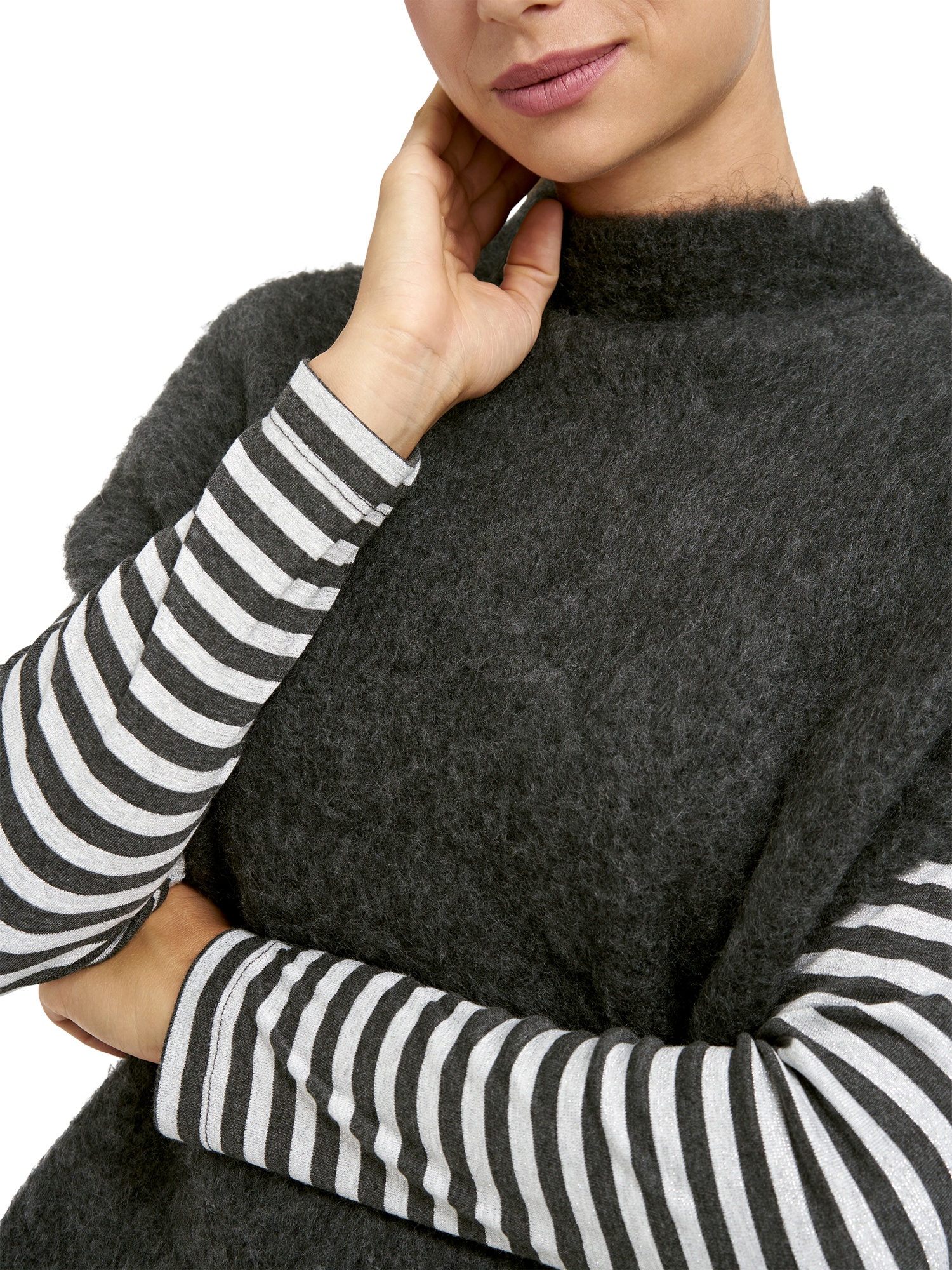 Product image 4 of 5, which shows Smith & Soul Knit Vest Top, Anthracite, S-M