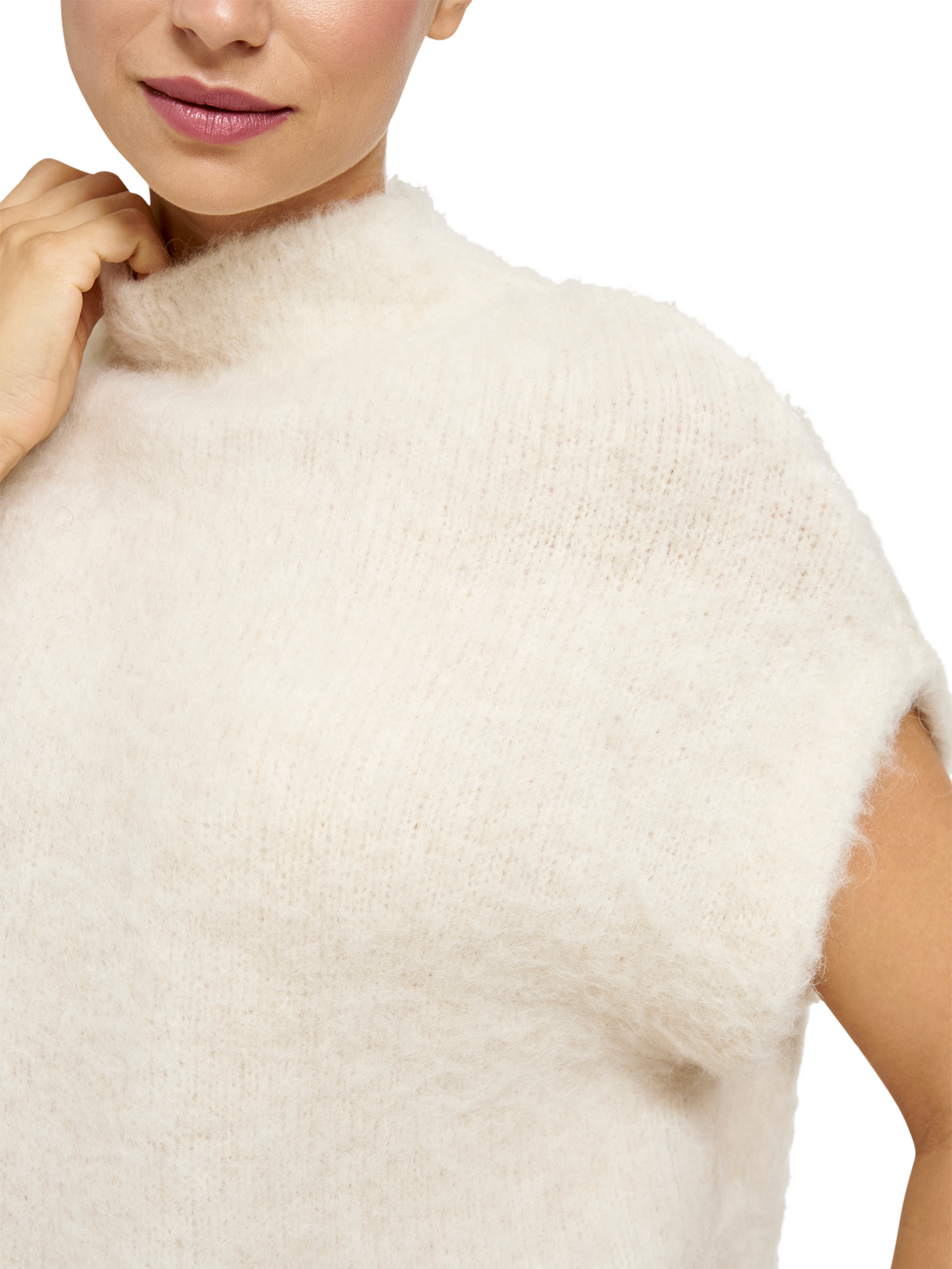 Product image 4 of 5, which shows Smith & Soul Knit Vest Top, Beige, S-M